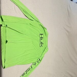 Huk Neon Green Performance Shirt